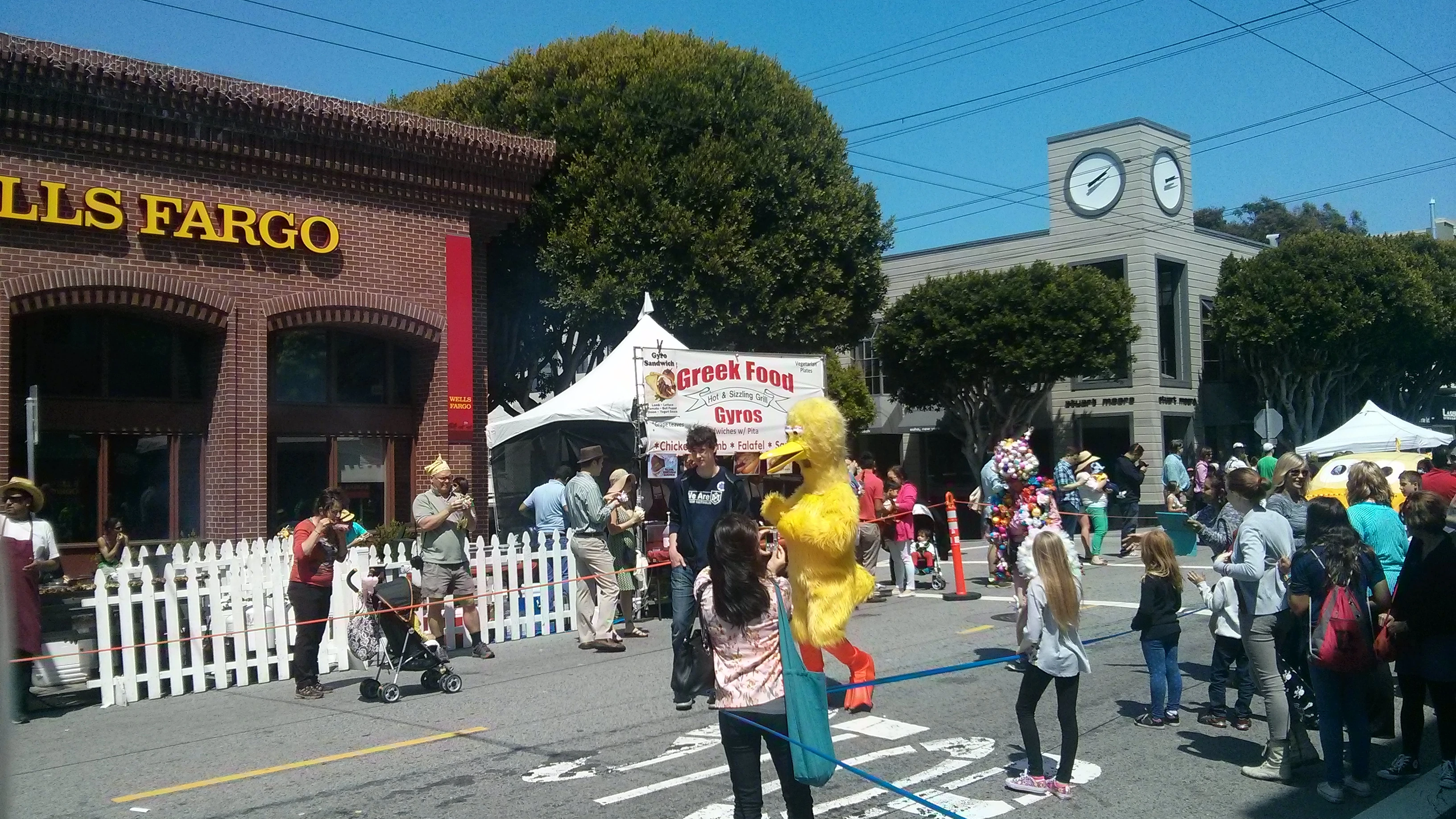 Representative editorial illustration of a family-friendly Halloween gathering in San Francisco; not a photograph of the Chinatown Halloween Festival.